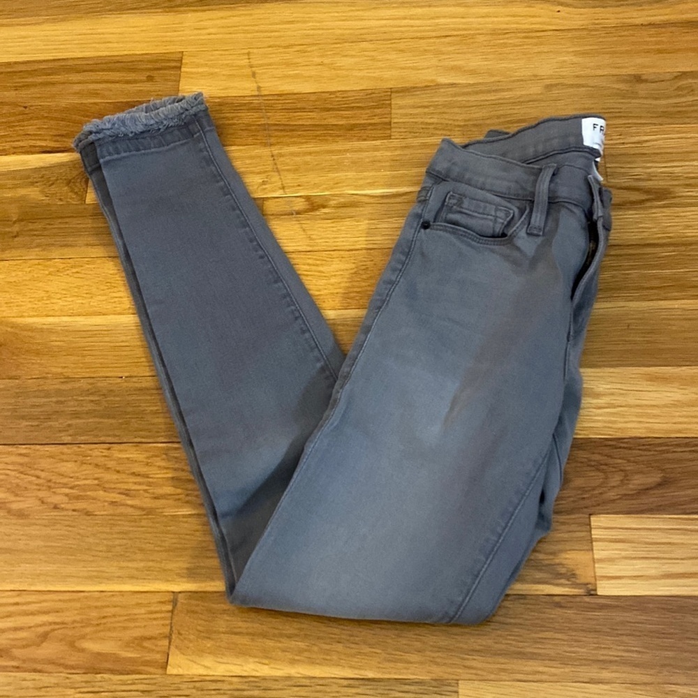 Frame Denim Women’s Gray Le Skinny de Jeanne Jeans Size 25